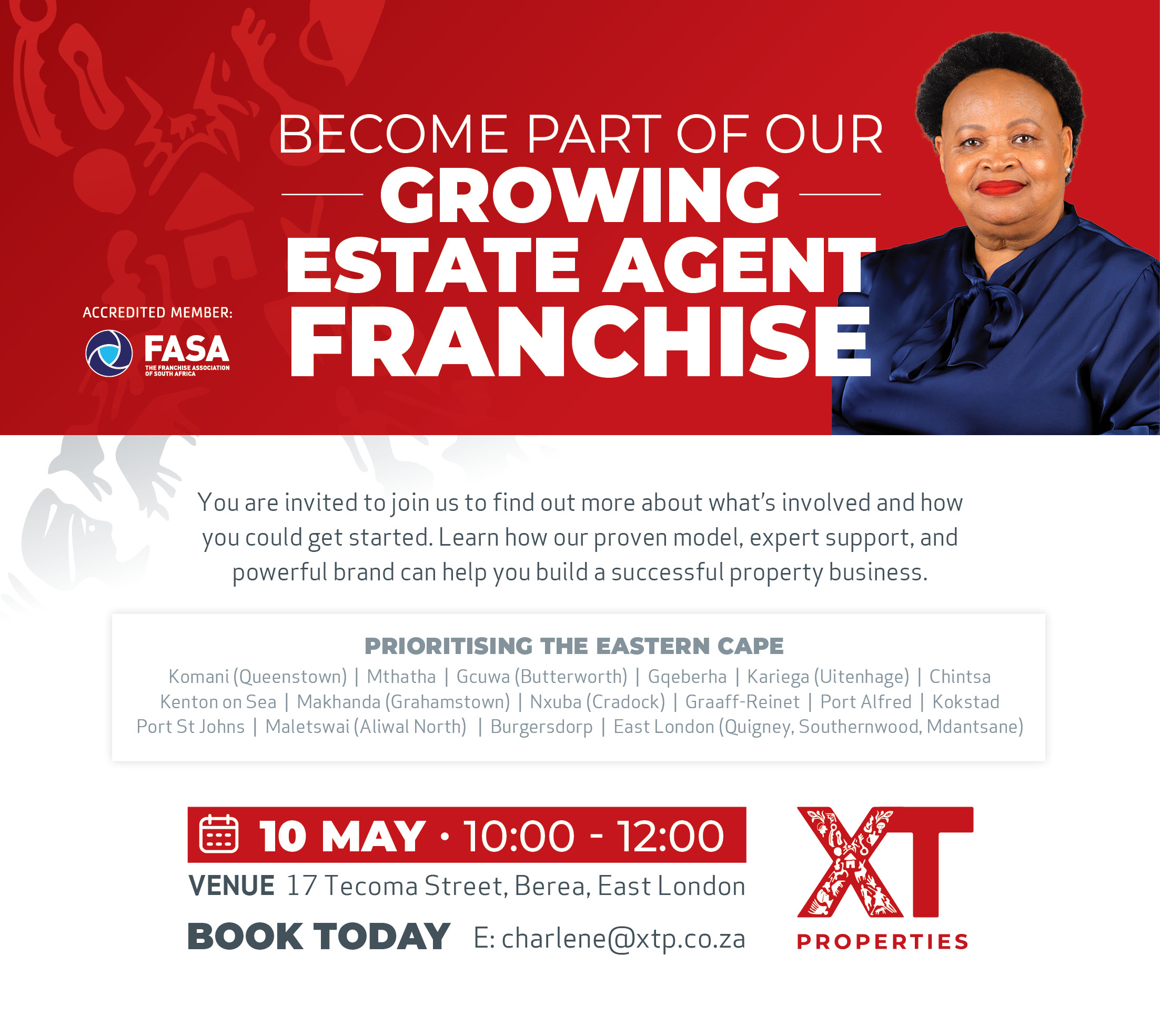 Franchise open day, 10 May 2025